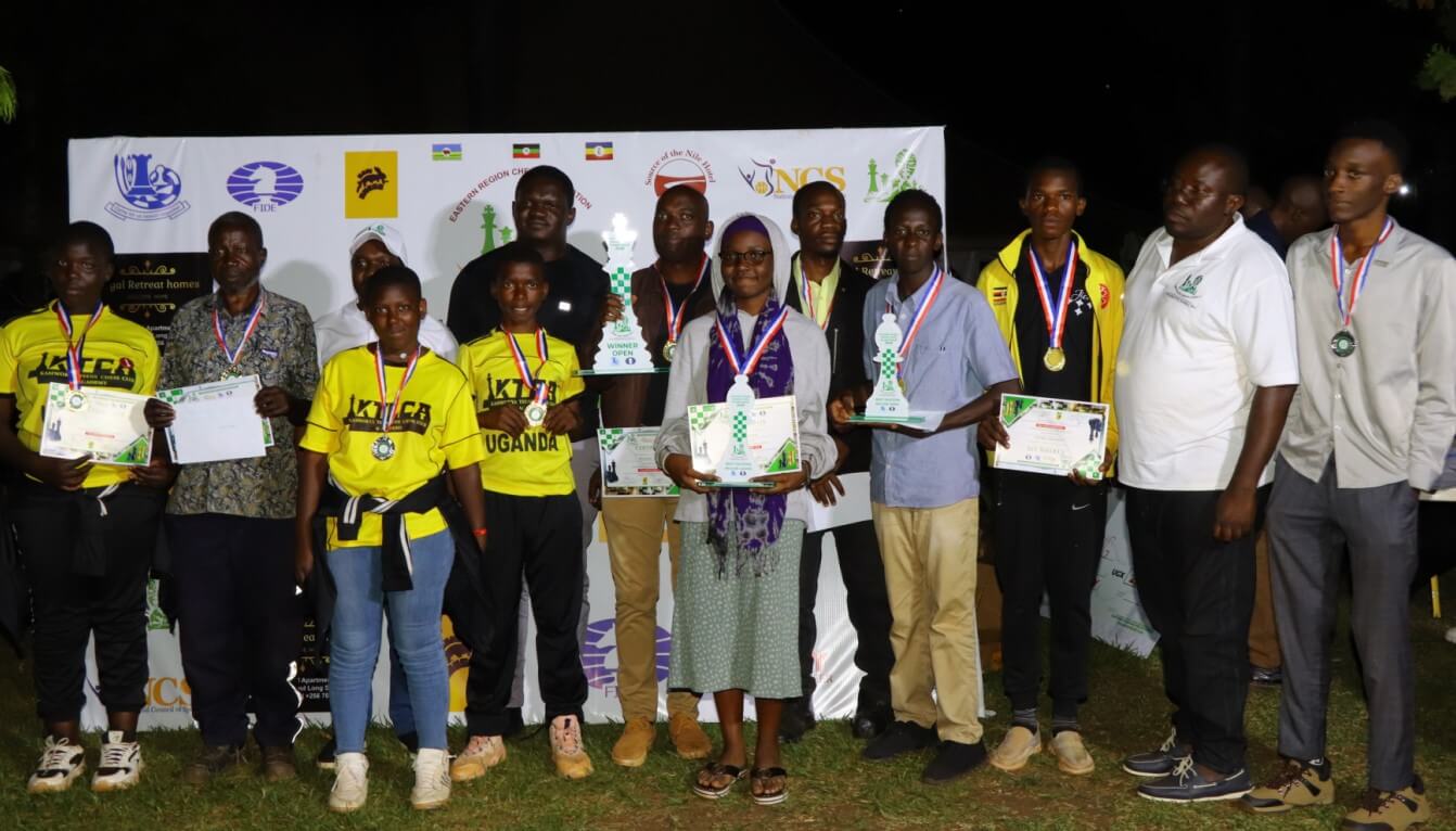 Eastern Uganda Region Chess Championship 2026 Ends in Style as IM Emojong and WCM Asaba Crowned Champions