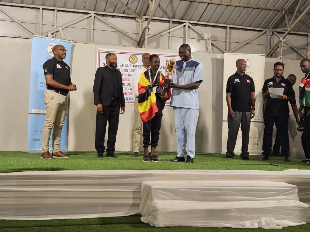 Muhirwa Alvin Shines with Silver at Africa Junior Chess Championship.