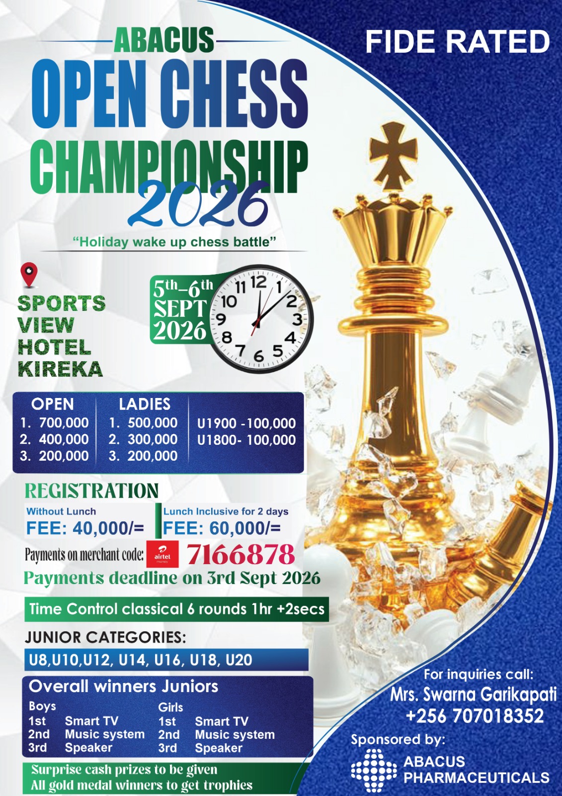 ABACUS OPEN CHESS CHAMPIONSHIP 2026