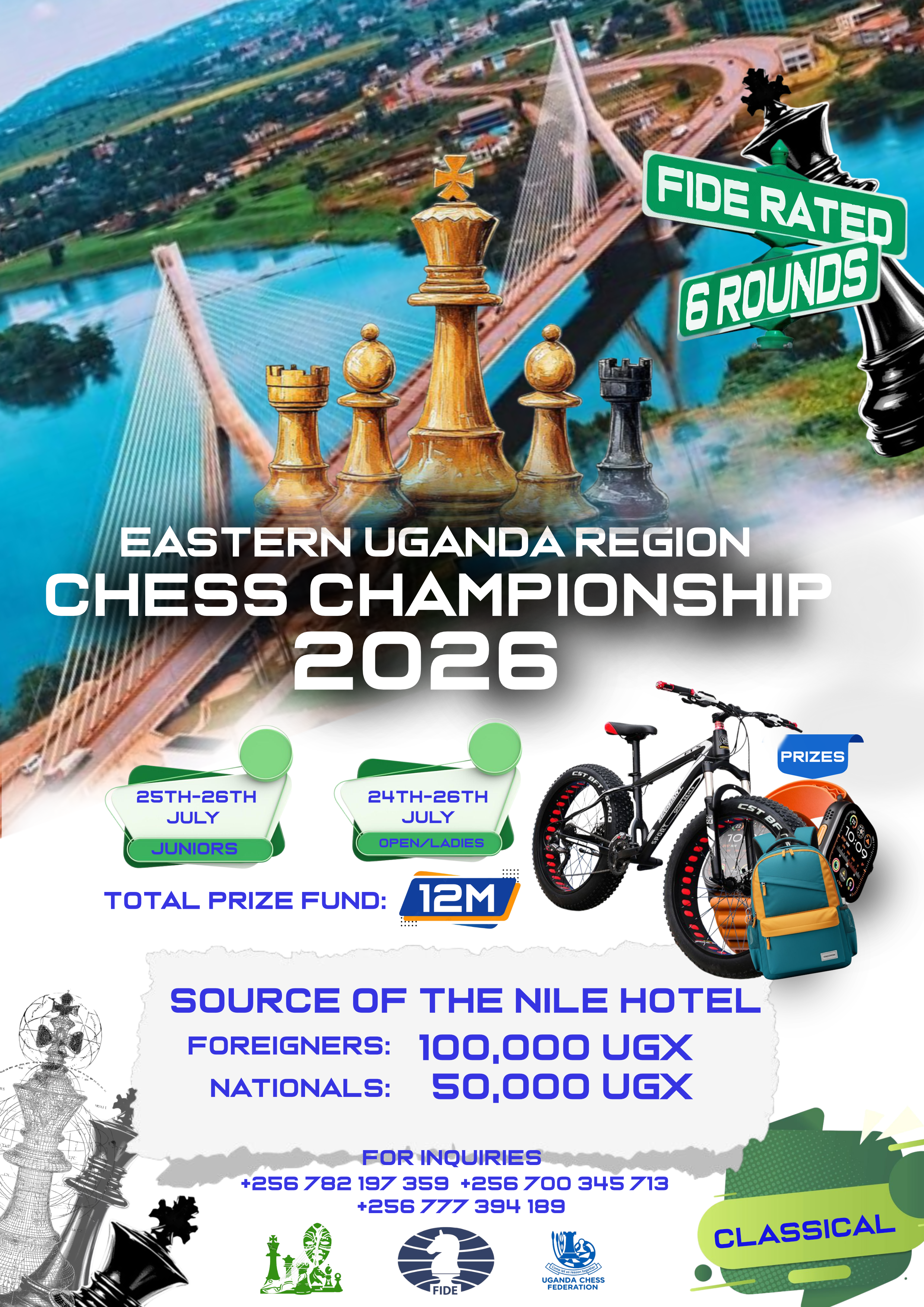 Eastern Uganda Region Chess Championship (GP Event)